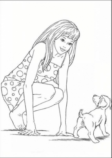  عکس نقاشی دختر خوشگل