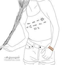  عکس نقاشی دختر خوشگل