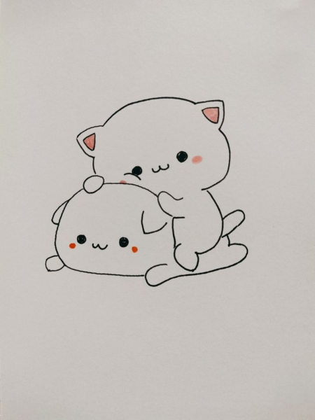  نقاشی کیوت آسان