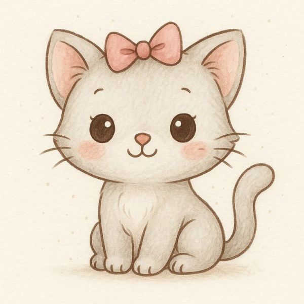  نقاشی کیوت آسان