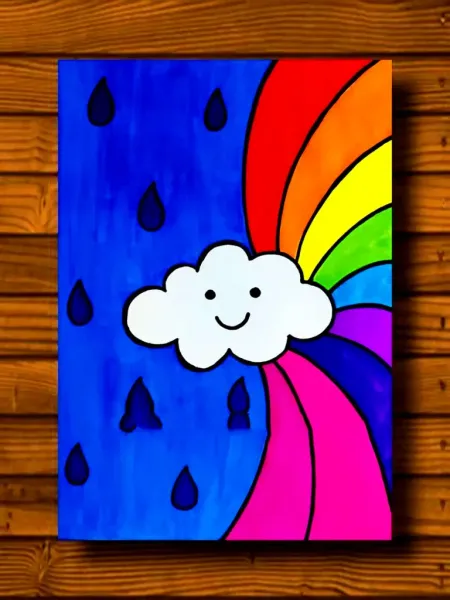  نقاشی کیوت و شاخ