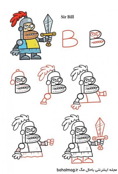  نقاشی کیوت آسان پسرانه