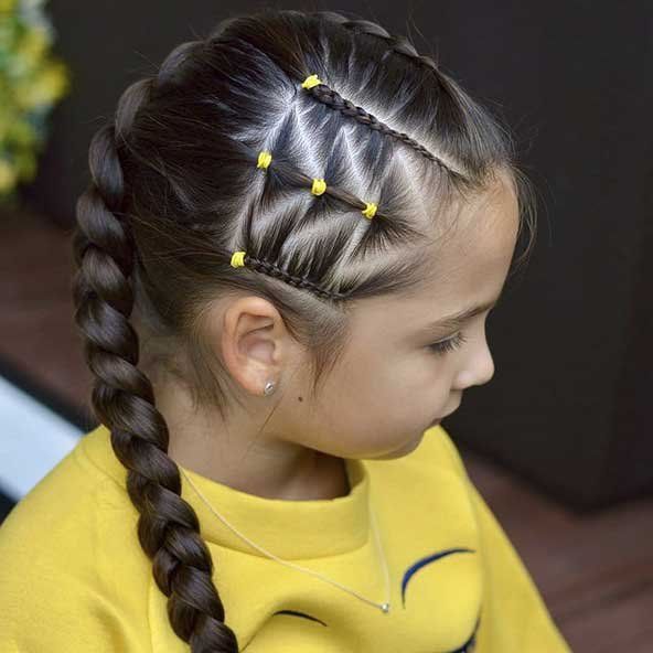  عکس انواع مدل بافت موی دخترانه