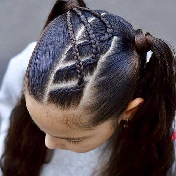  عکس انواع مدل بافت موی دخترانه