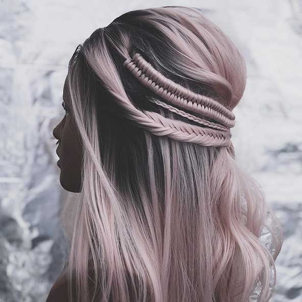  عکس انواع مدل بافت موی دخترانه