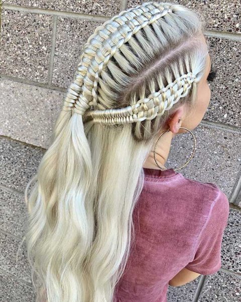  عکس انواع مدل بافت موی دخترانه