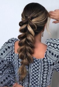  مدل بافت مو دخترانه برای مهمانی