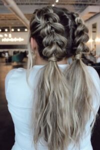  مدل بافت مو دخترانه برای مهمانی