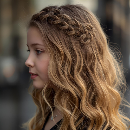  مدل بافت مو دخترانه برای مهمانی