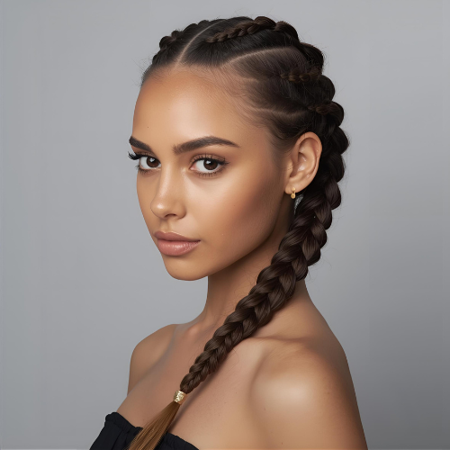  مدل بافت مو دخترانه برای مهمانی