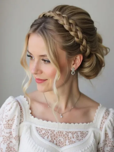  مدل بافت مو دخترانه ساده و شیک جلوی سر