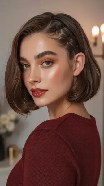  مدل بافت مو دخترانه ساده و شیک جلوی سر