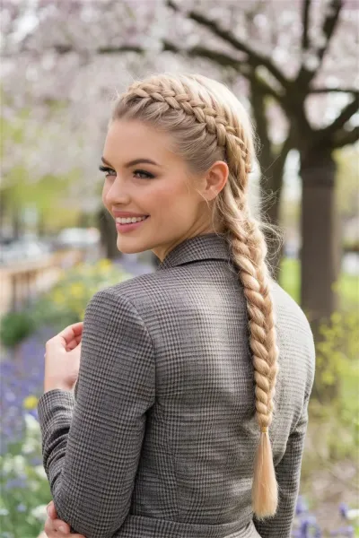  مدل بافت مو دخترانه ساده و شیک جلوی سر