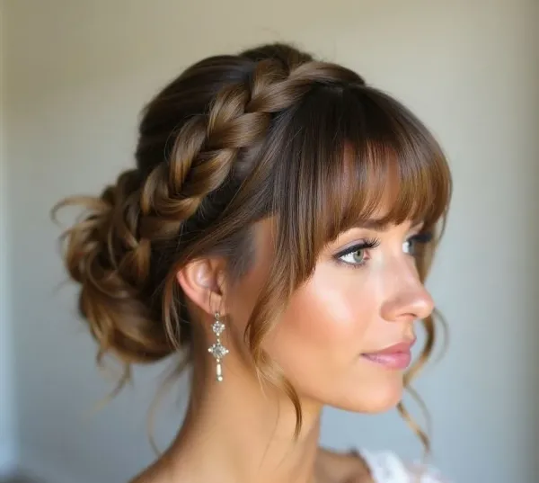  مدل بافت مو دخترانه ساده و شیک جلوی سر