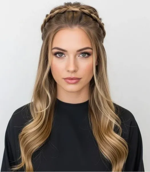  مدل بافت مو دخترانه ساده و شیک جلوی سر