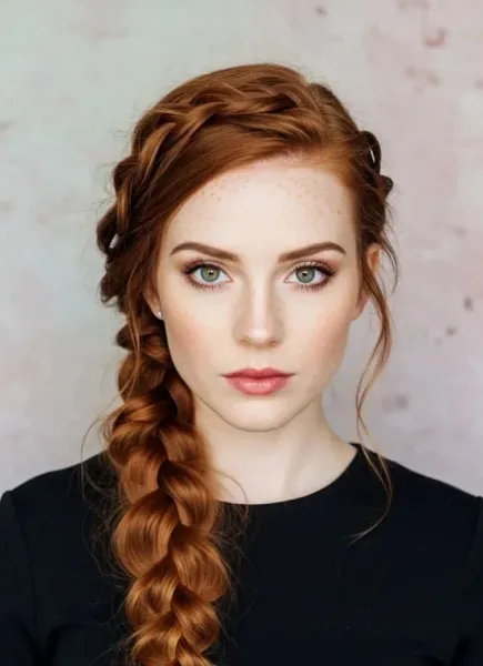  مدل بافت مو دخترانه ساده و شیک جلوی سر