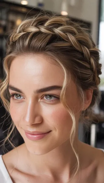  مدل بافت مو دخترانه ساده و شیک جلوی سر