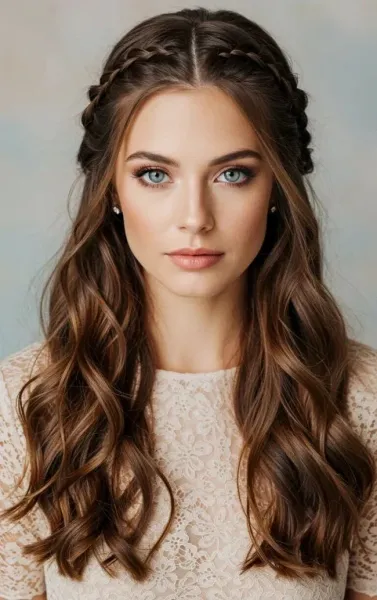  مدل بافت مو دخترانه ساده و شیک جلوی سر