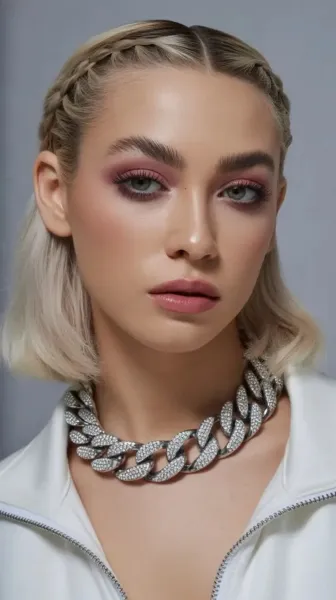  مدل بافت مو دخترانه ساده و شیک جلوی سر