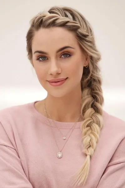  مدل بافت مو دخترانه ساده و شیک جلوی سر