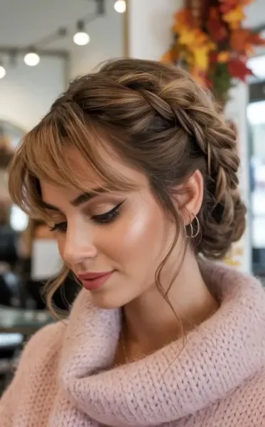  مدل بافت مو دخترانه ساده و شیک جلوی سر