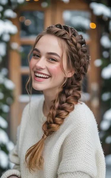  مدل بافت مو دخترانه ساده و شیک جلوی سر