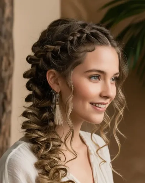  مدل بافت مو دخترانه ساده و شیک جلوی سر