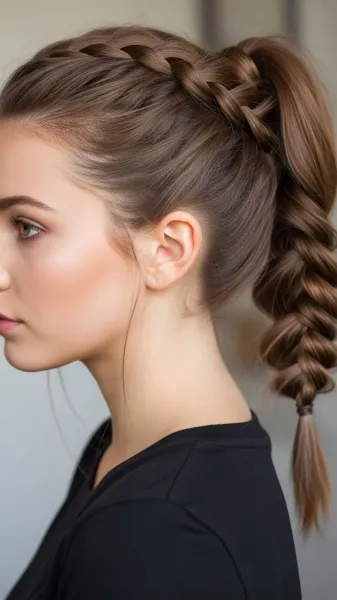  مدل بافت مو دخترانه ساده و شیک جلوی سر