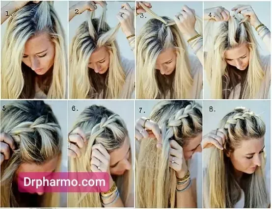 عکس انواع بافت مو فرانسوی