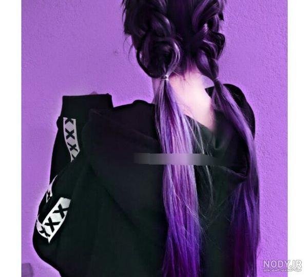  عکس پروفایل دخترانه بنفش