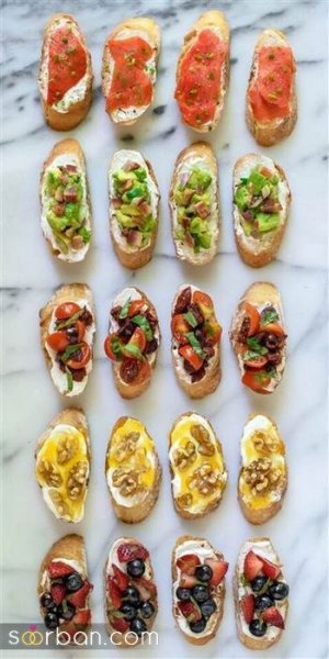 فینگر فود برای مهمانی شام