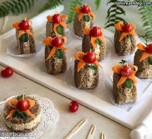 فینگر فود برای مهمانی شام