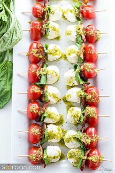 فینگر فود برای مهمانی شام