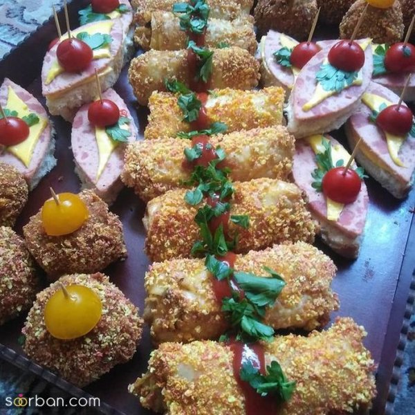فینگر فود برای مهمانی شام