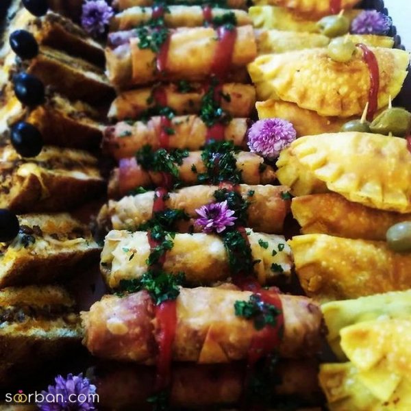 فینگر فود برای مهمانی شام