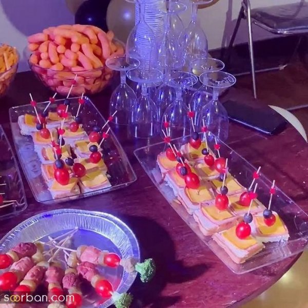 فینگر فود برای مهمانی شام