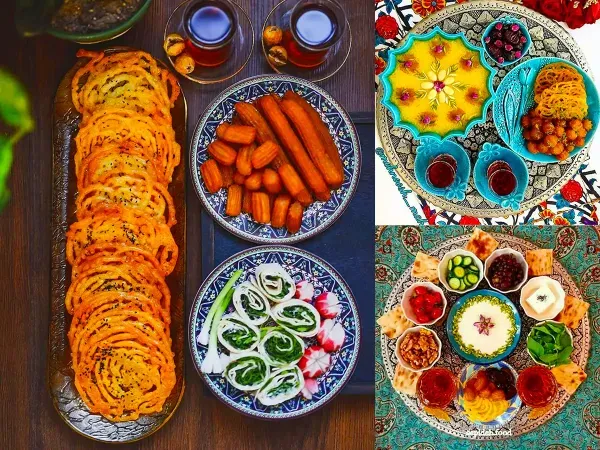  عکس میز فینگر فود تولد ساده