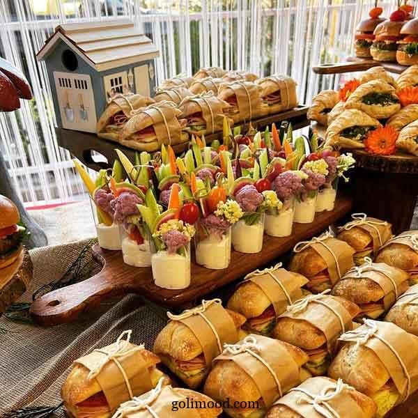  عکس تزیین میز مزه تولد جدید