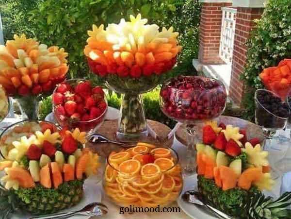  عکس تزیین میز مزه تولد جدید