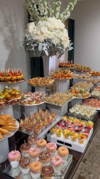  عکس تزیین میز مزه تولد جدید