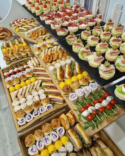  عکس تزیین میز مزه تولد جدید