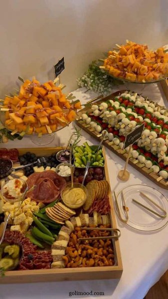  عکس تزیین میز مزه تولد جدید