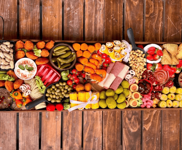  عکس میز مزه لاکچری