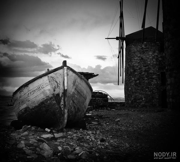  عکس طبیعت مه آلود سیاه سفید