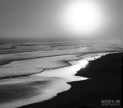  عکس طبیعت مه آلود سیاه سفید