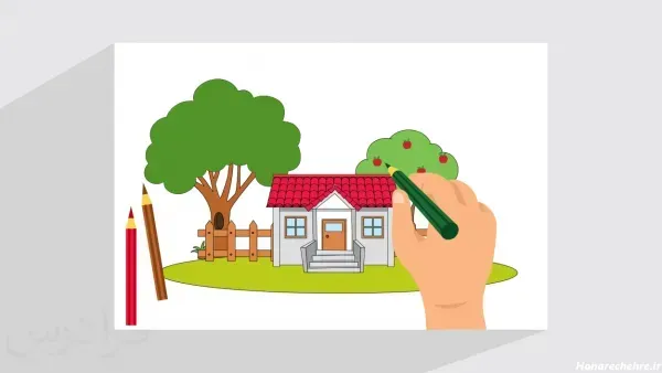  عکس نقاشی منظره طبیعت