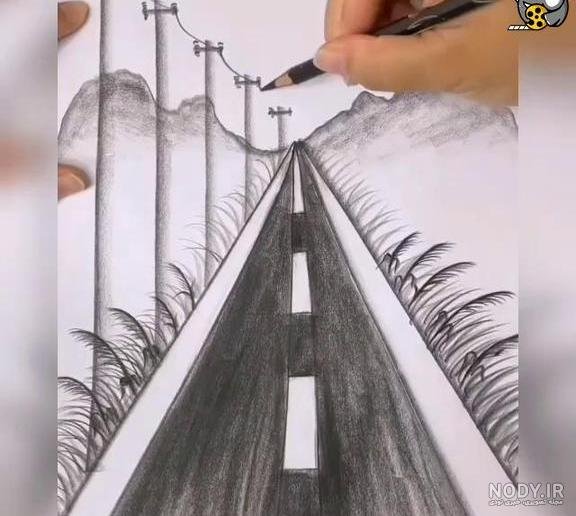  عکس نقاشی منظره طبیعت