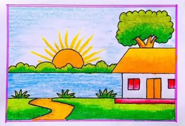 نقاشی طبیعت سخت