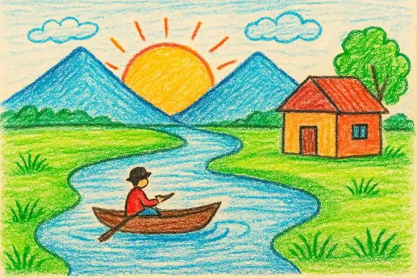 نقاشی طبیعت سخت