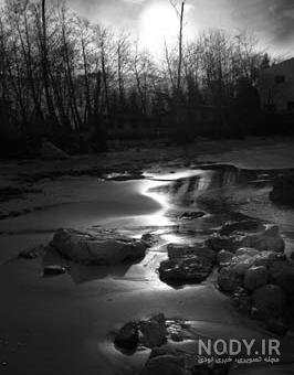 عکس طبیعت سیاه سفید